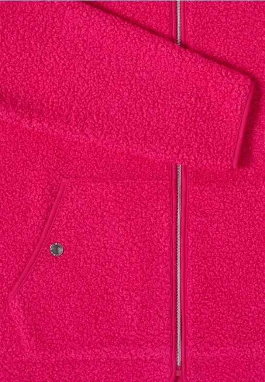 Weiche Teddyfleece Jacke mit Reißverschluss