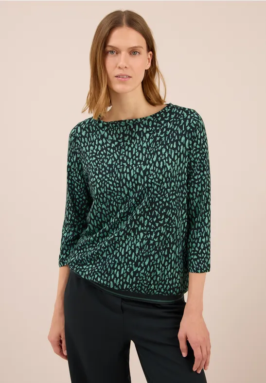 Bedrucktes 3/4-Arm T-Shirt