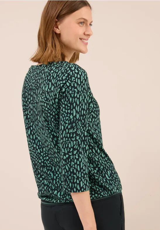 Bedrucktes 3/4-Arm T-Shirt