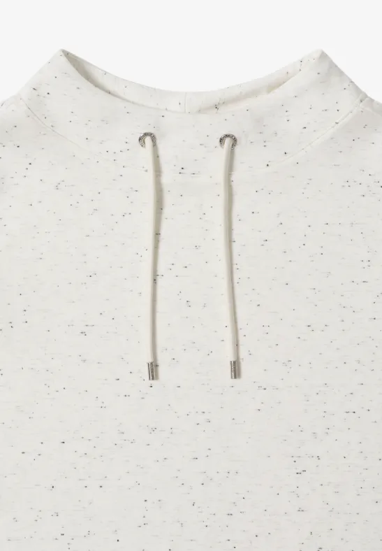 Langarmshirt mit Trichterkragen