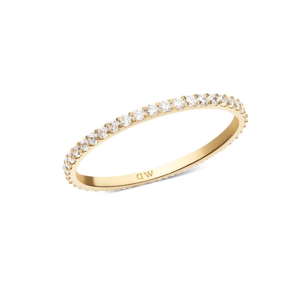 Goldener Ring mit Kristallen