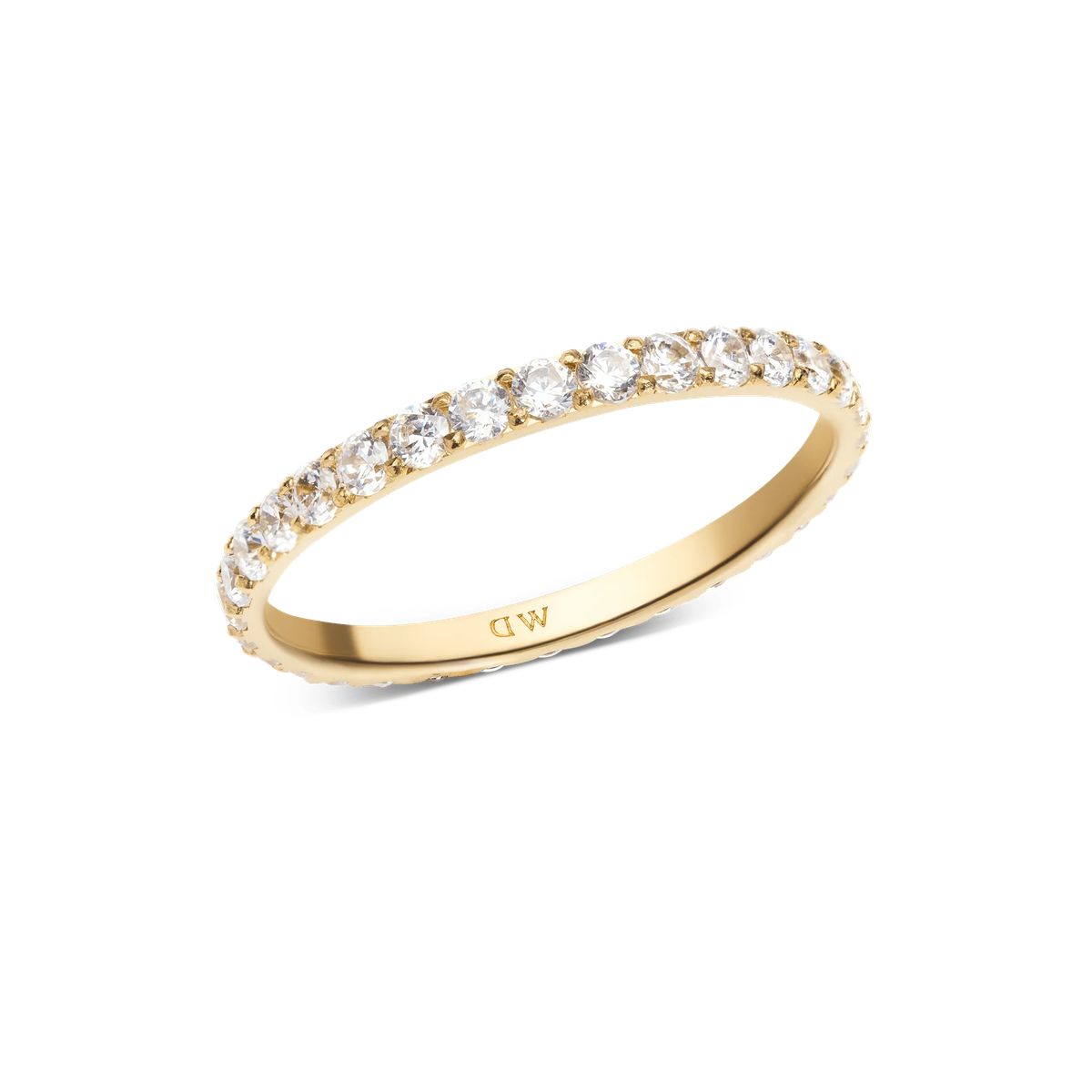 Goldener Ring mit Kristallen