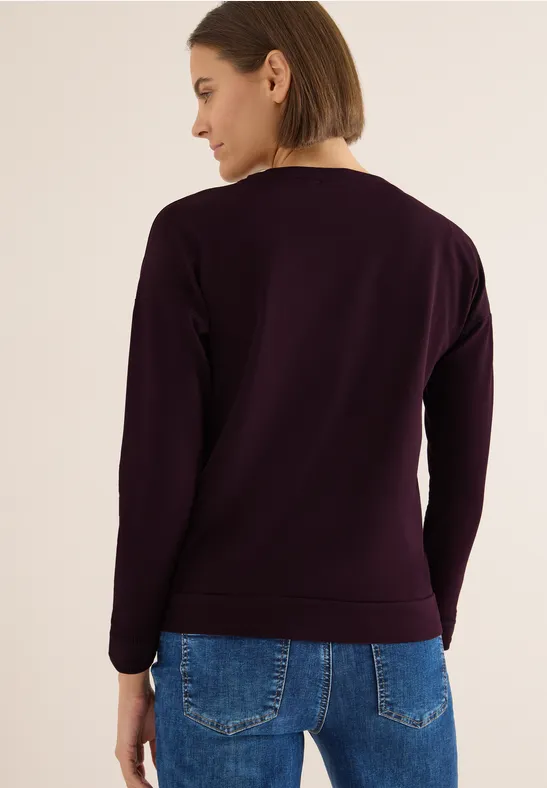 Langarmshirt mit Berg-Grafik
