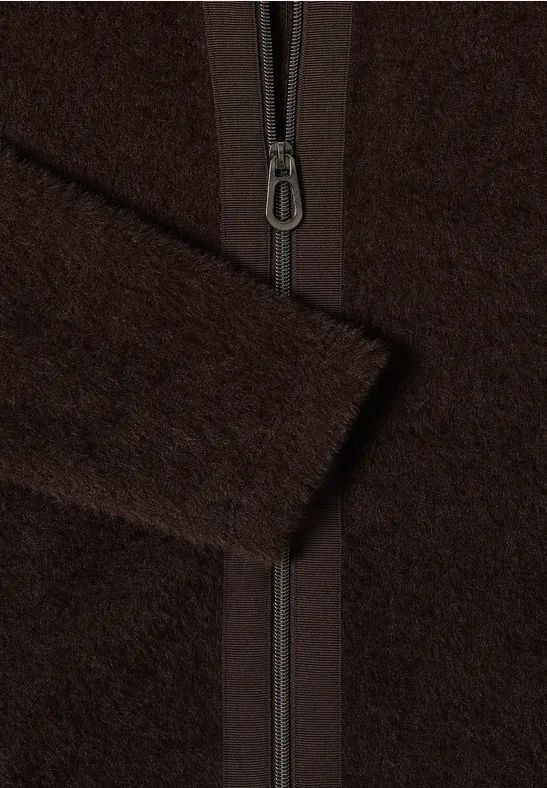 Lässige Fleece-Jacke mit Reißverschluss