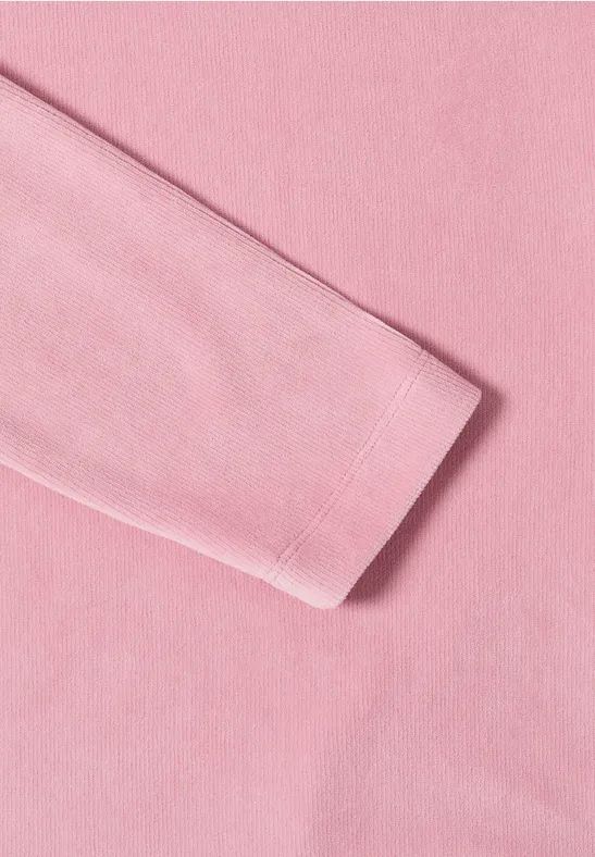 Lässiges Cord-Shirt mit Wasserfallkragen