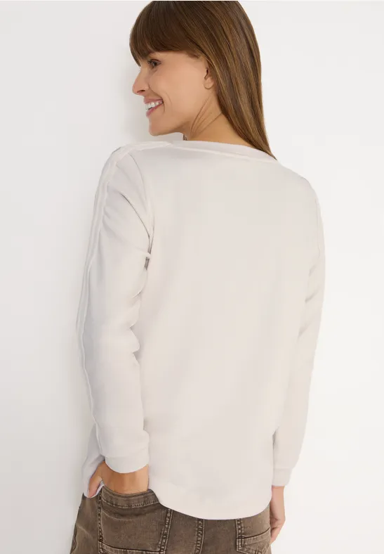 Langarmshirt mit Rundhalsausschnitt und Streifen