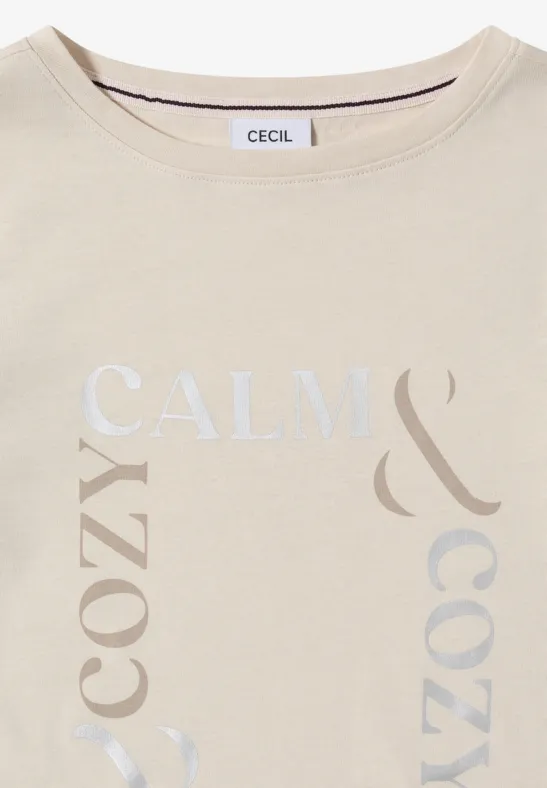 Lässiges T-Shirt mit Grafikprint