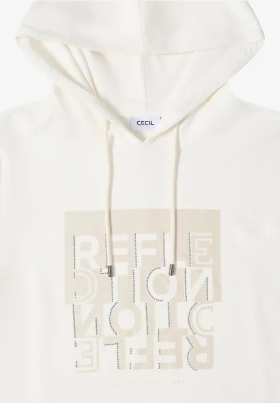 Lässiges Hoodie-Sweatshirt mit Grafikdruck