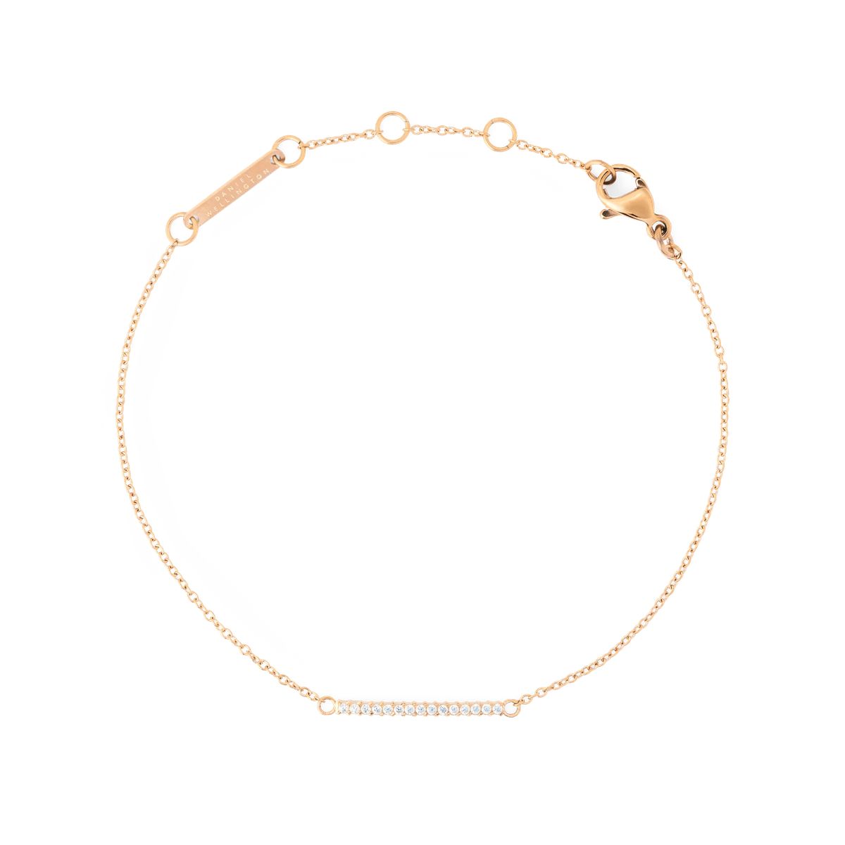 Zartes Herz Charm Armband in Gold