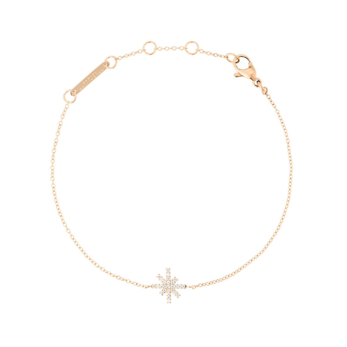 Zartes Herz Charm Armband in Gold