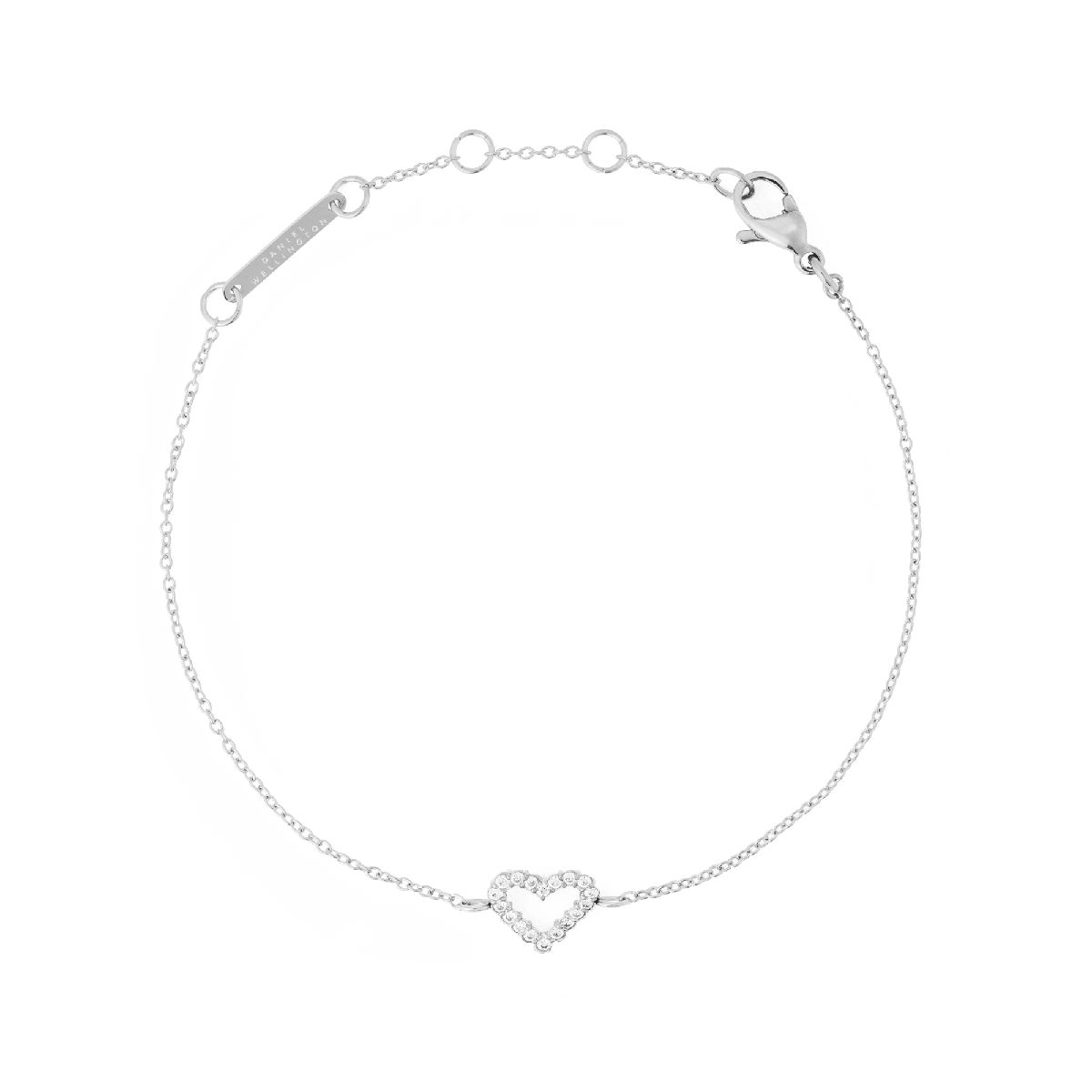 Herzanhänger Silberarmband