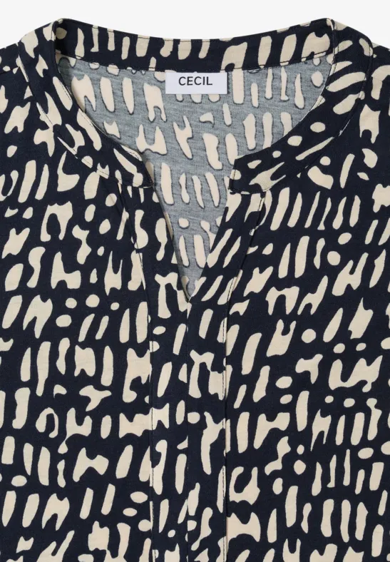 Shirt im Tunika-Stil mit Grafikprint