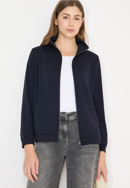 Sportliche Track Jacke mit Tape-Detail