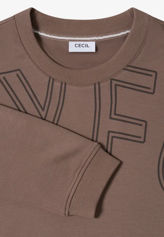 Langarmshirt mit Grafikprint