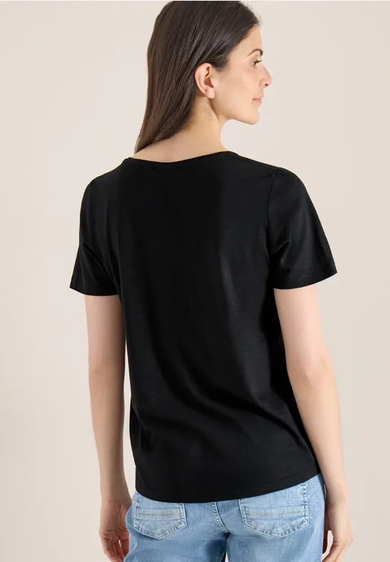 Basic Uni Rundhals T-Shirt Doppelpack