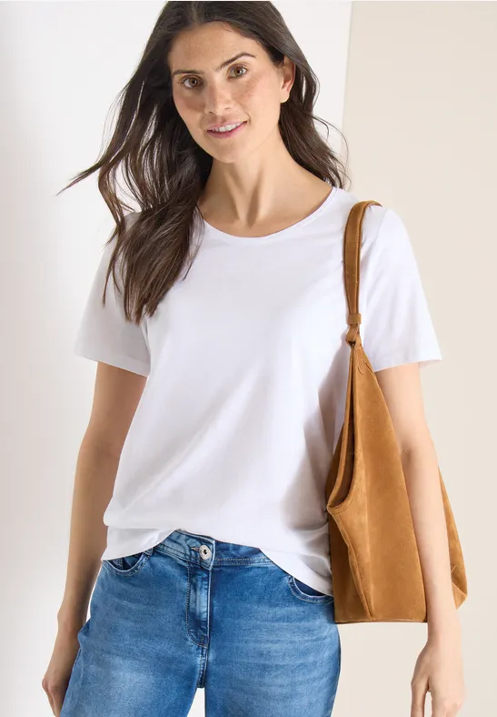 Basic Uni Rundhals T-Shirt Doppelpack
