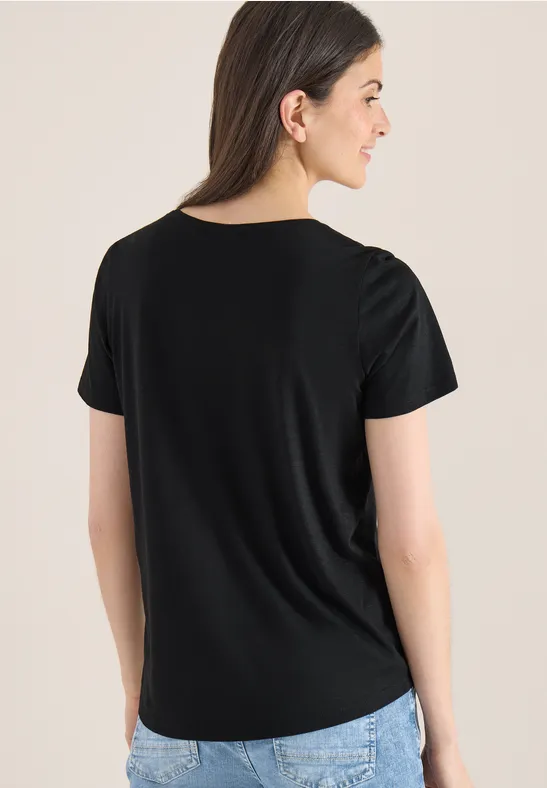 Basic Uni Rundhals T-Shirt Doppelpack