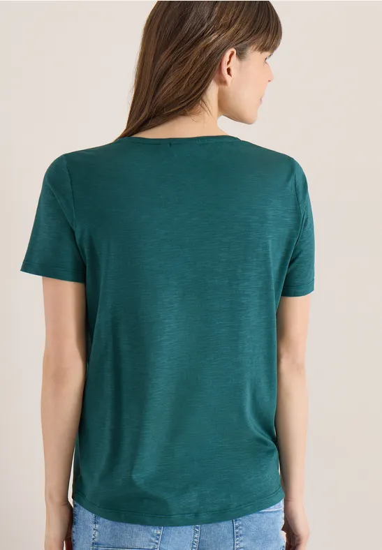 Basic Damen T-Shirt Set mit Rundhalsausschnitt