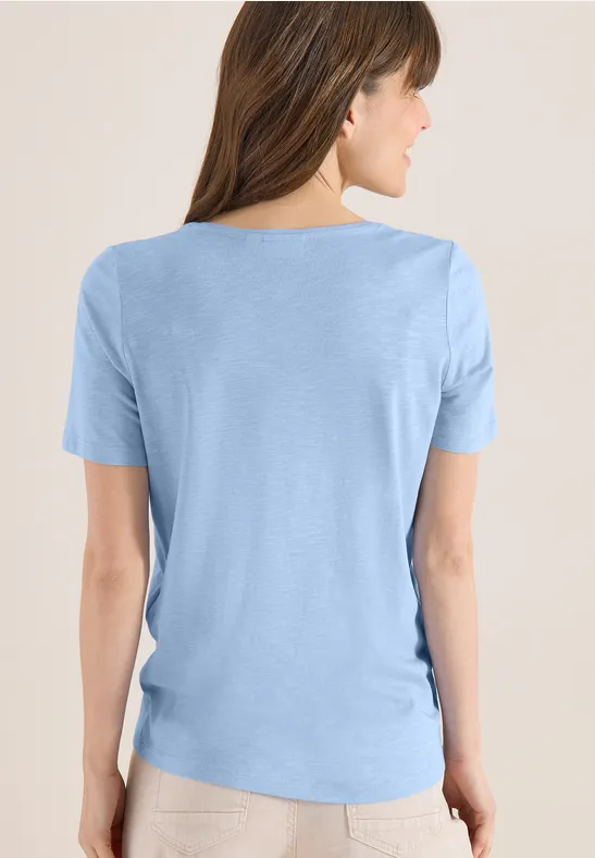 Basic T-Shirt mit Rundhalsausschnitt im Zweierpack