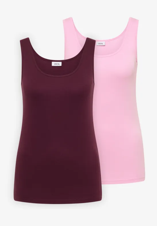 Basic Tanktop Doppelpack