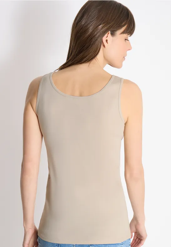 Basic einfarbiges Tank Top Set