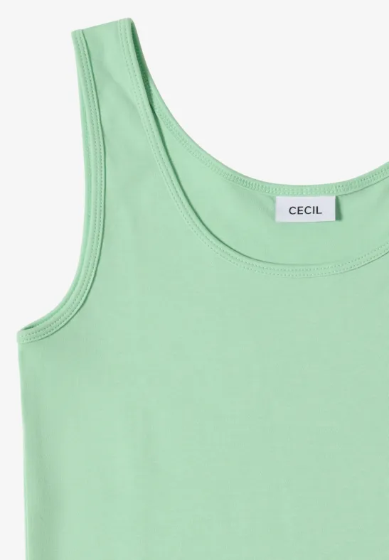 Basic einfarbiges Tank Top Set