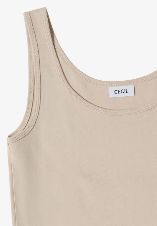Basic einfarbiges Tank Top Set