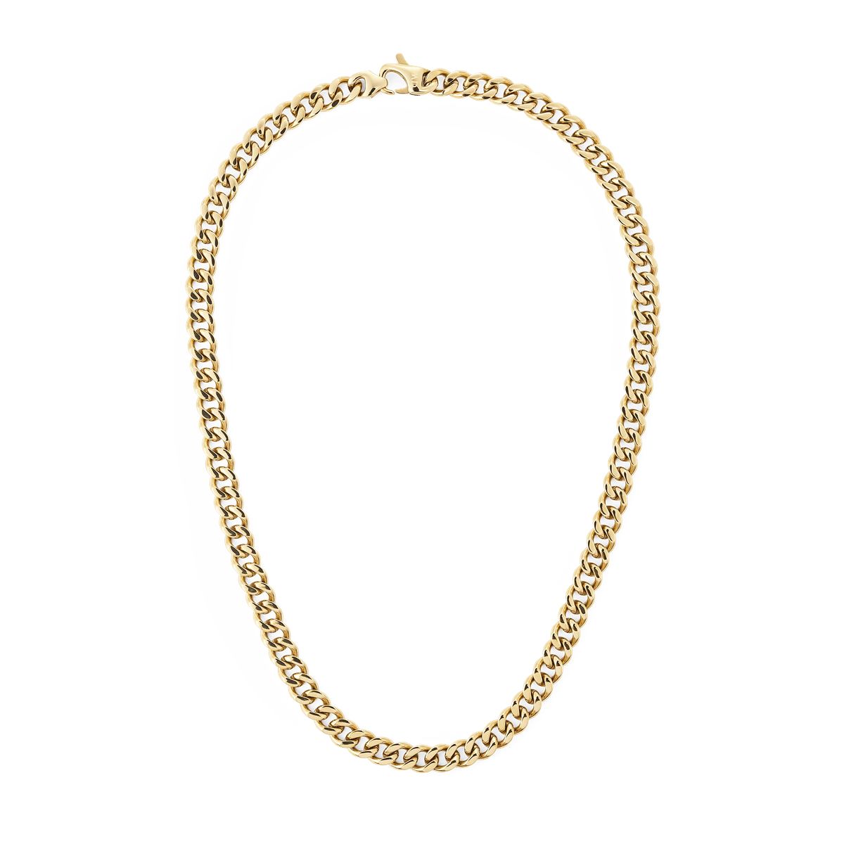 Klassische goldfarbene Panzerkette