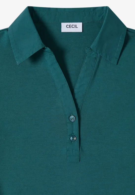 Basic Kurzarm Poloshirt