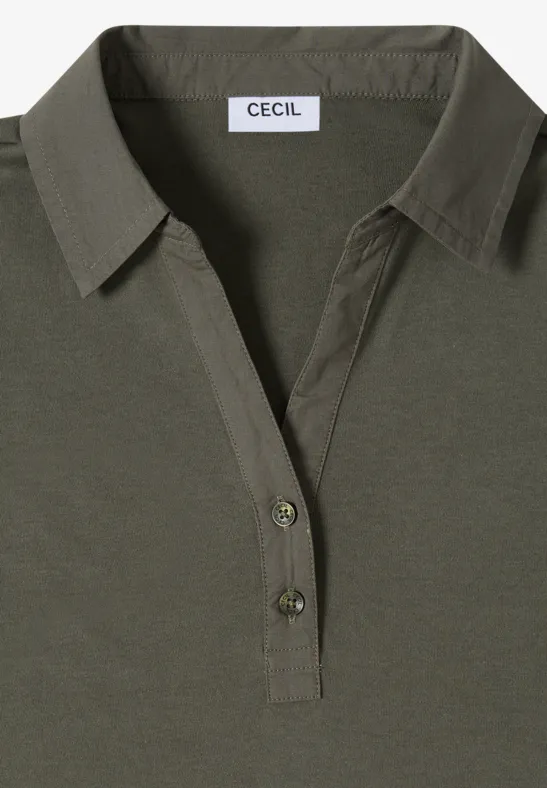 Basic Kurzarm Poloshirt