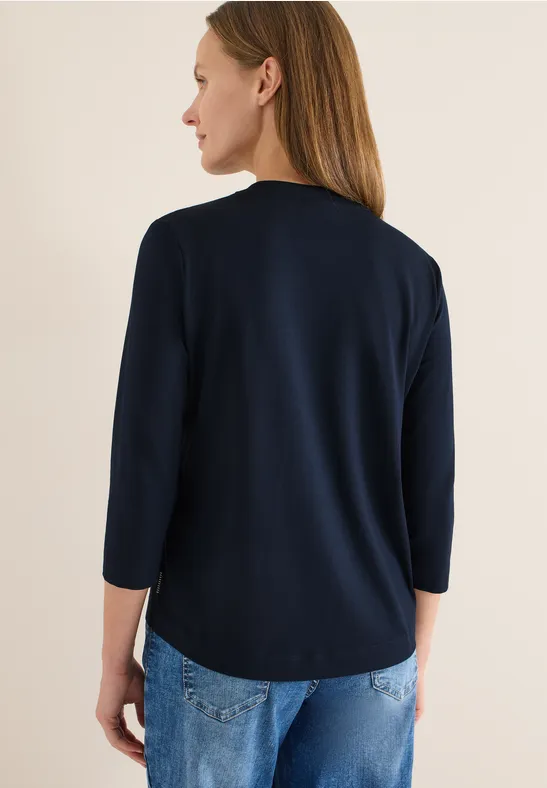 Lässig Langarmshirt mit Grafikprint