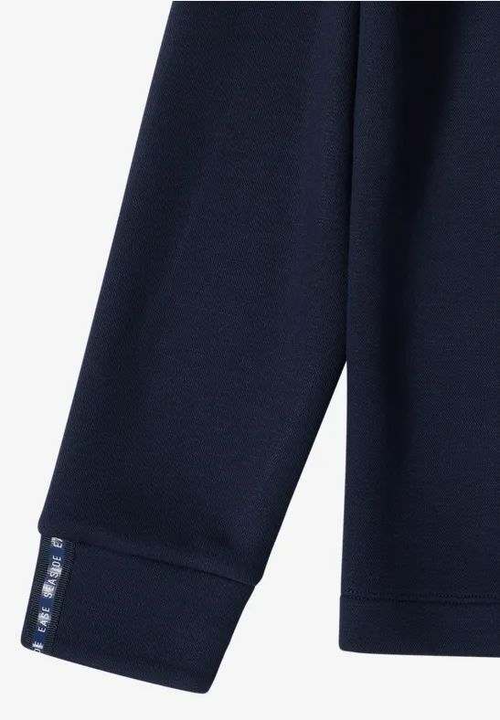 Lässiges Langarm-Sweatshirt mit Trichterkragen