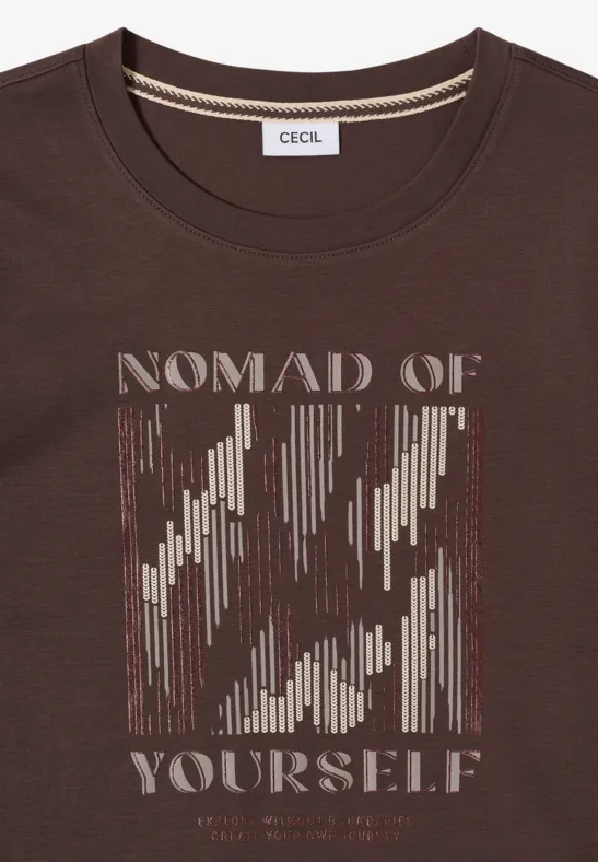 T-Shirt mit Grafikdruck aus Baumwolle