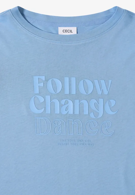 Lässiges T-Shirt mit Grafikprint