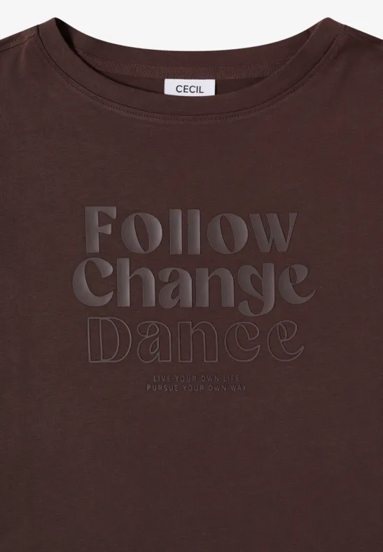 Lässiges T-Shirt mit Grafik und kurzen Ärmeln