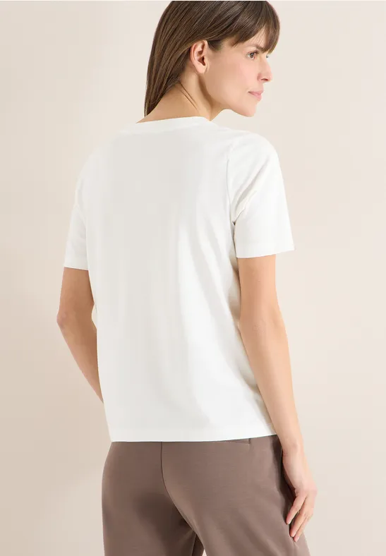 Lässiges T-Shirt mit Grafikprint