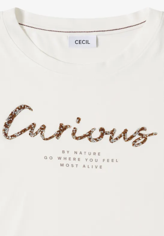 Lässiges T-Shirt mit Grafikprint