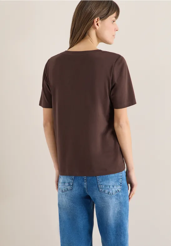 Lässiges T-Shirt mit Grafikprint