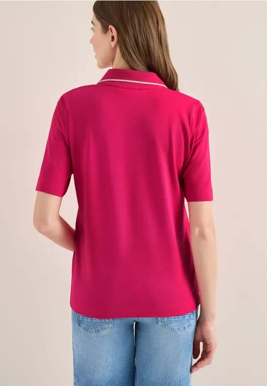 Klassisches Piqué Poloshirt mit Kragen