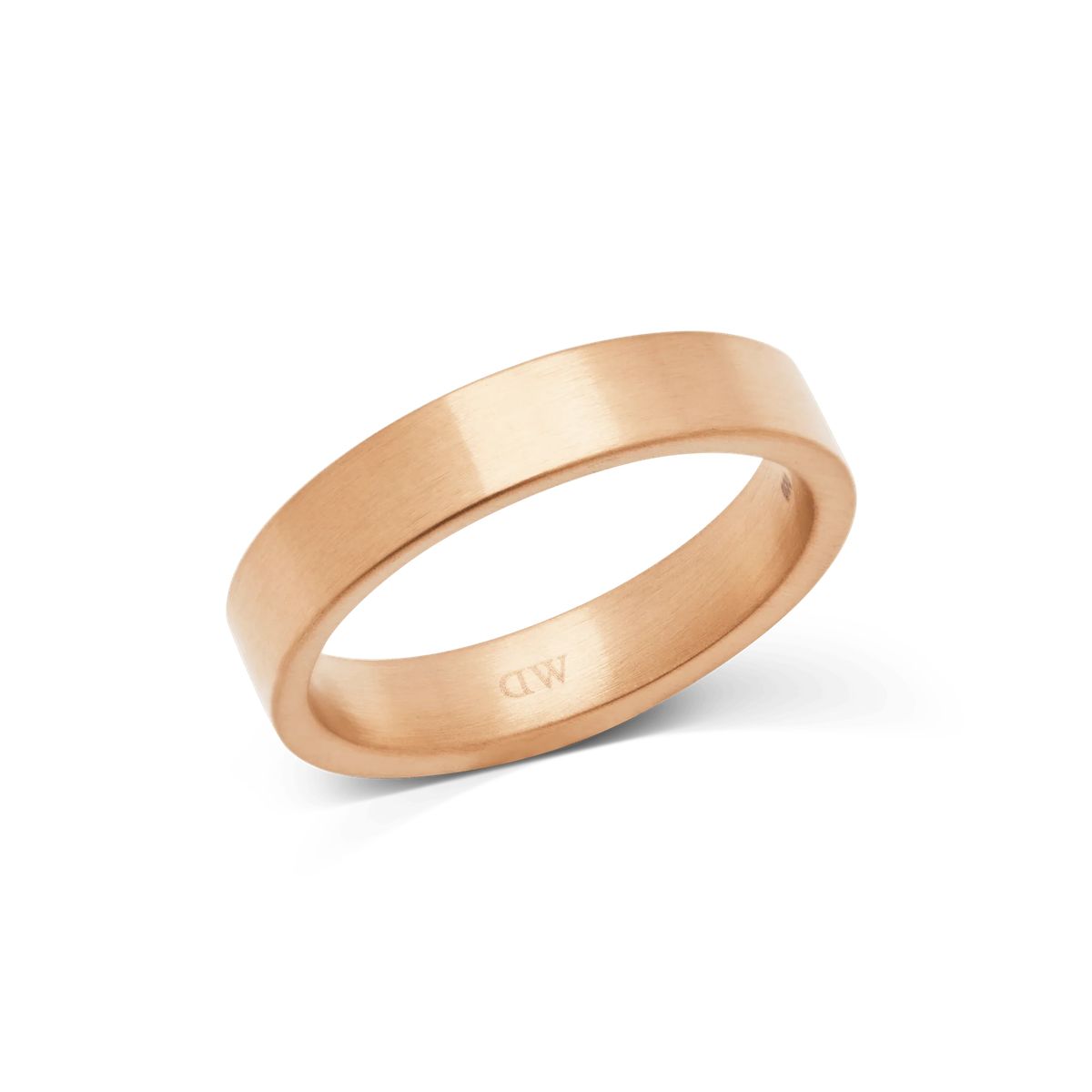 Minimalistischer Ring in Roségold