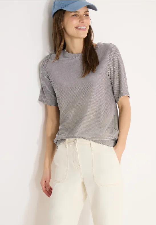 Gestreiftes Kurzarm T-Shirt