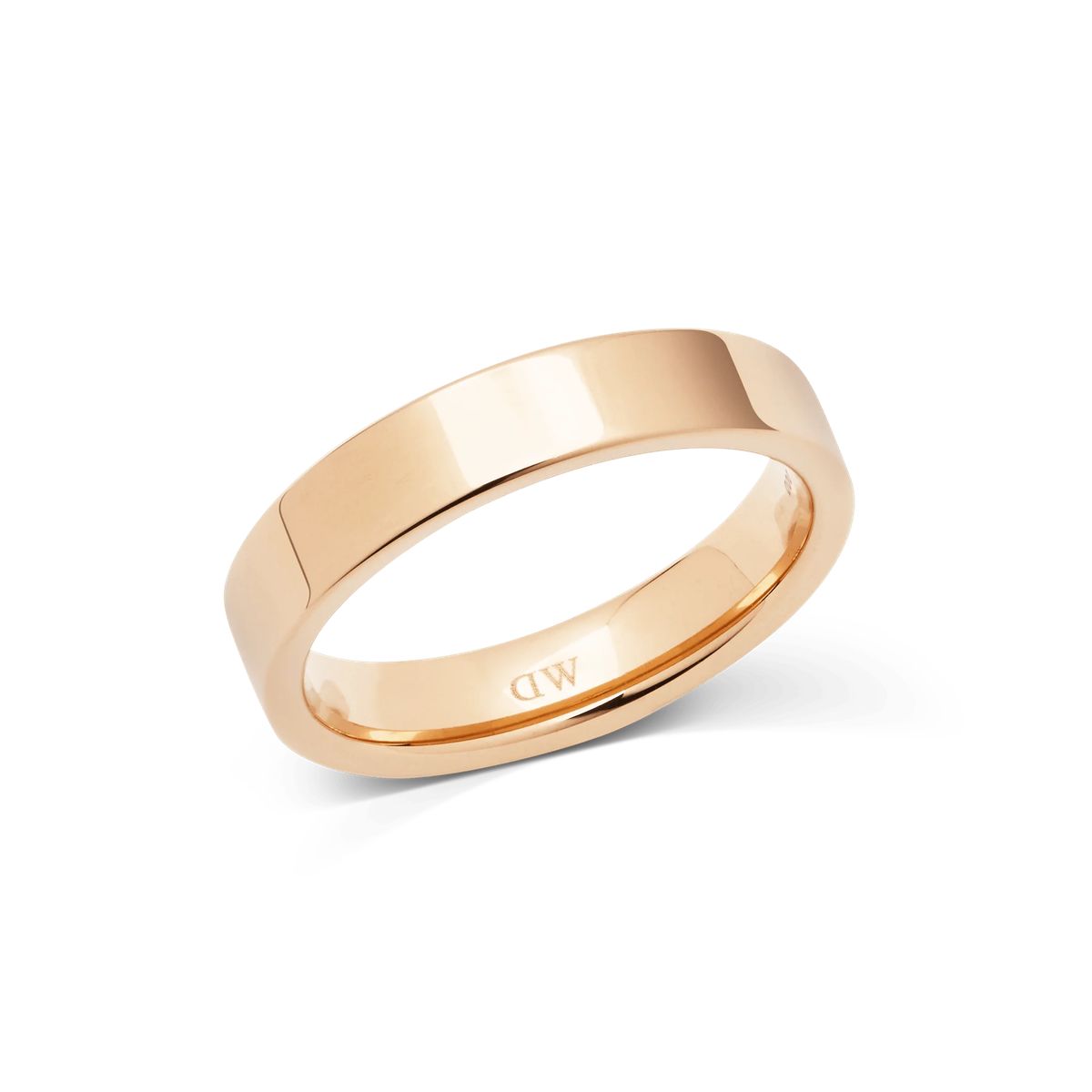 Minimalistischer Ring in Roségold