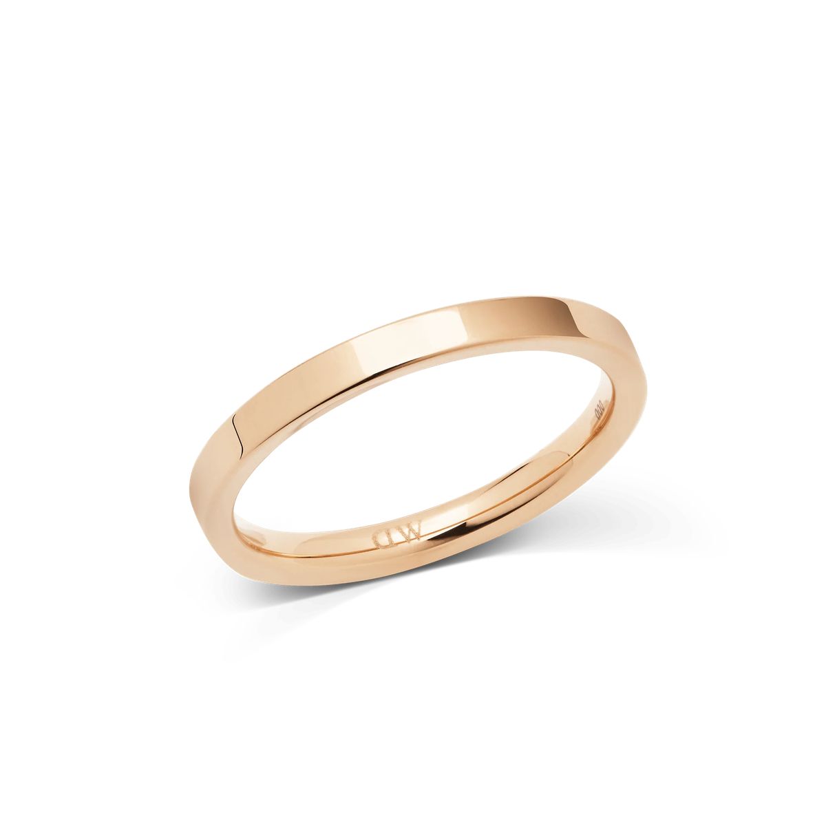 Minimalistischer Ring in Roségold