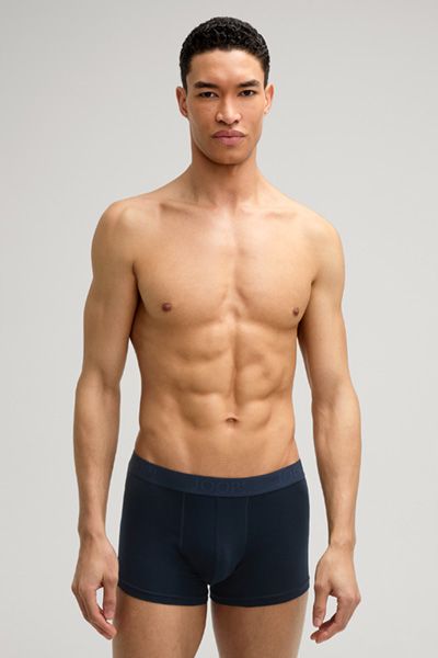 Joop! Cotton-Stretch Marineblaue Boxershorts 3er-Pack Unterwäsche Herren