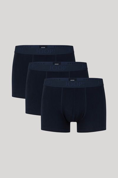 Joop! Cotton-Stretch Marineblaue Boxershorts 3er-Pack Unterwäsche Herren