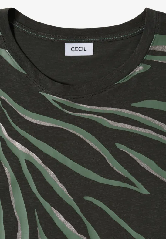 T-Shirt mit Grafikprint aus Baumwolle