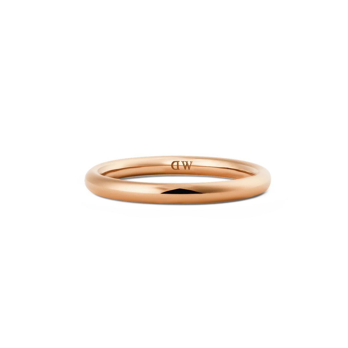 Minimalistischer Ring aus Roségold