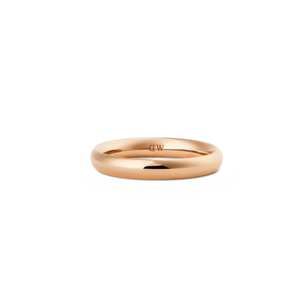 Minimalistischer Ring aus Roségold