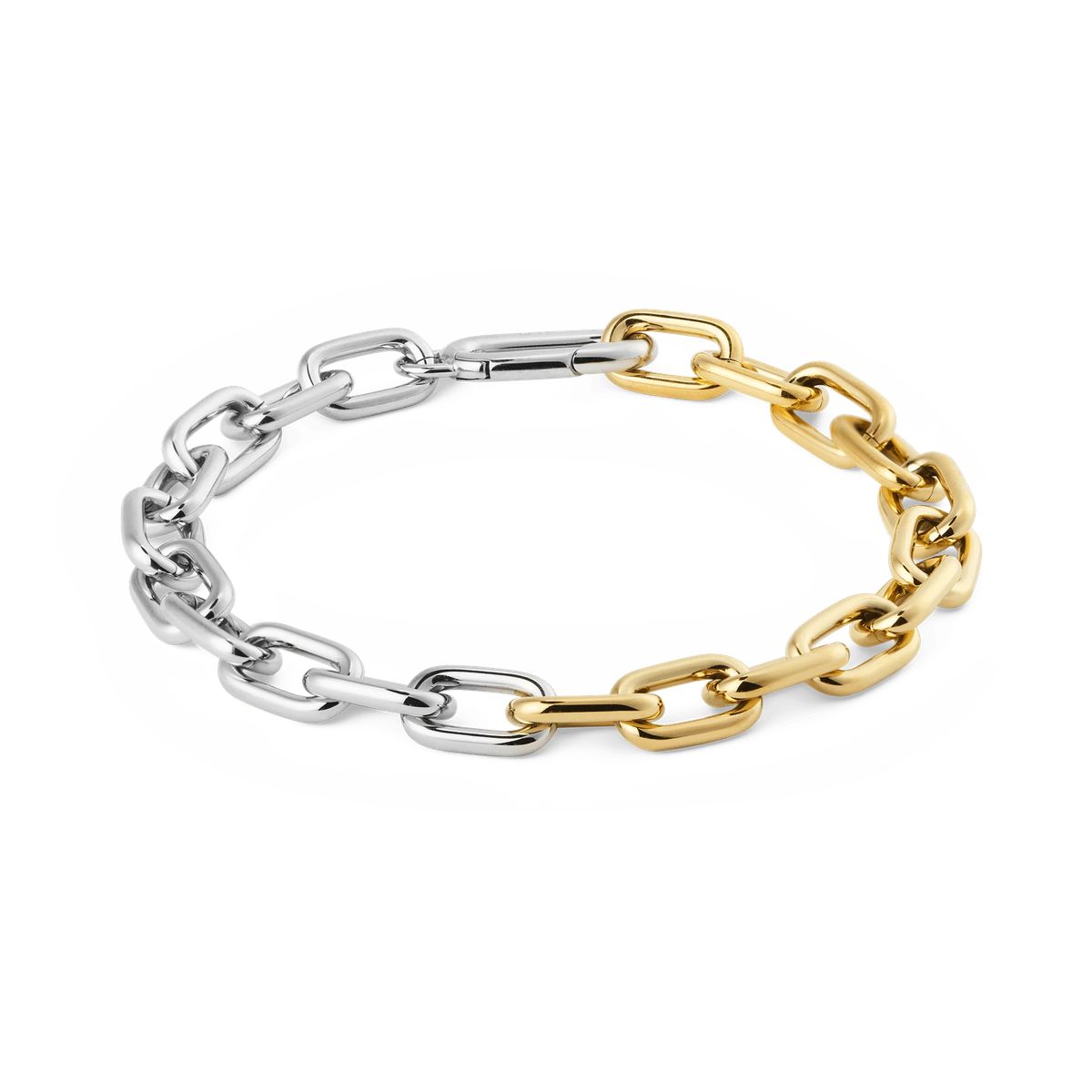 Zweifarbige Gliederarmband