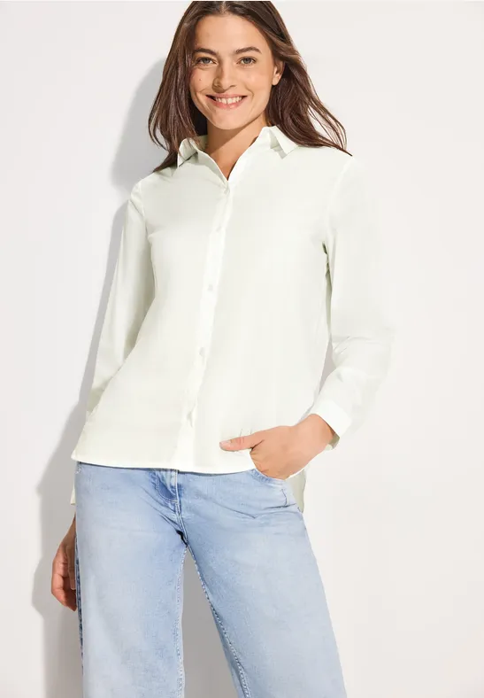 Zeitlose Hemdbluse aus Baumwollmix